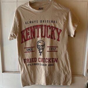 Beige Graphic Tee - Kentucky Fried Chicken Logo